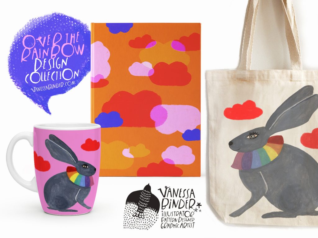 Stationery Gifts_Over The RainBow Collection by Vanessa Binder