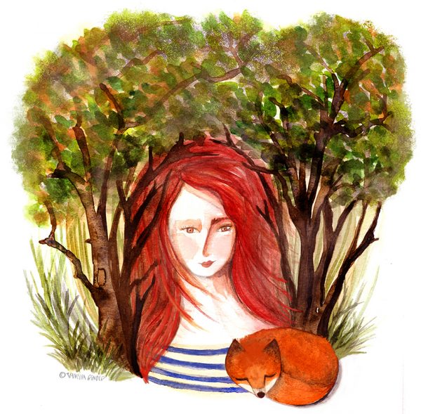 Betina and Daisy_IllustrationByVanessaBinder