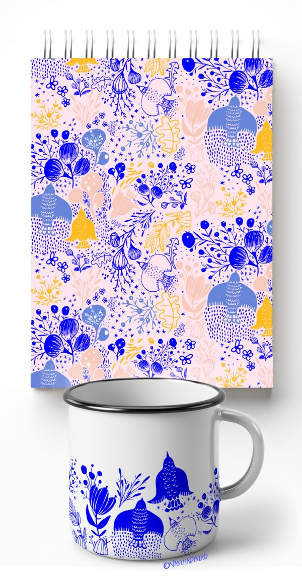 _Birds & Flowers Pattern Design Collection_By Vanessa Binder