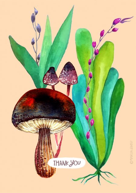 Botany+Mushroom_PosterByVanessaBinder