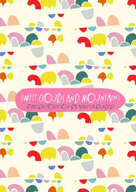 Sweet Clouds & Mountains Pattern Design